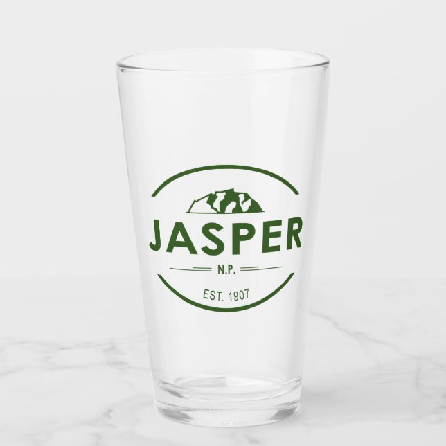 Jasper-Nationalpark Glas (Vorderseite)