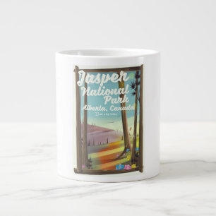 Jasper Nationalpark, Kanada Reiseplakat Jumbo-Tasse