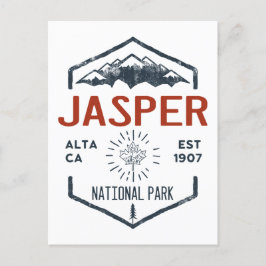 Jasper Nationalpark Kanada Vintag erschüttert Postkarte