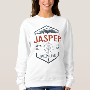 Jasper Nationalpark Kanada Vintag erschüttert Sweatshirt