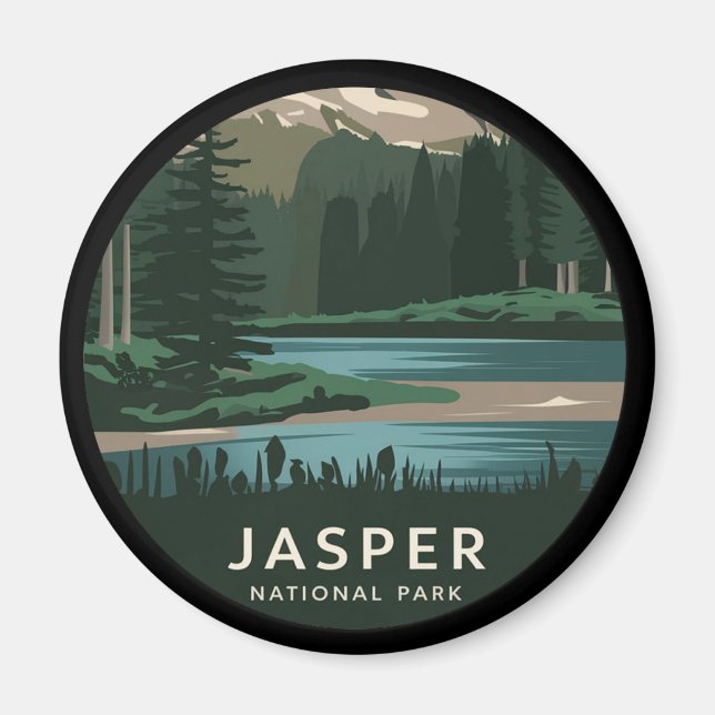 Jasper-Nationalpark Magnet (Vorne)
