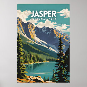 Jasper Nationalpark Nostalgic Poster