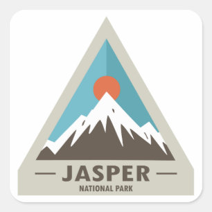 Jasper-Nationalpark Quadratischer Aufkleber