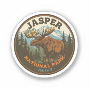 Jasper Nationalpark Rocky Mountains Abenteuer gif Aufkleber