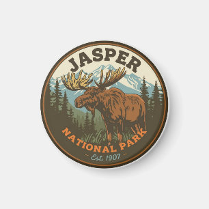 Jasper-Nationalpark Rocky Mountains Abenteuer gif Magnet