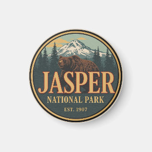 Jasper-Nationalpark Rocky Mountains Abenteuer gif Magnet