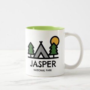 Jasper-Nationalpark Zweifarbige Tasse