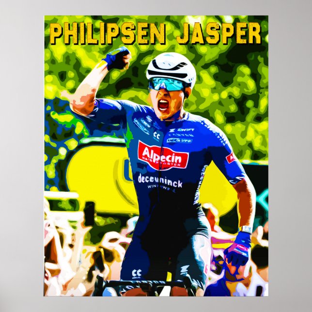 Jasper Philipsen, Tour de France, Bühne 7 Poster (Vorne)