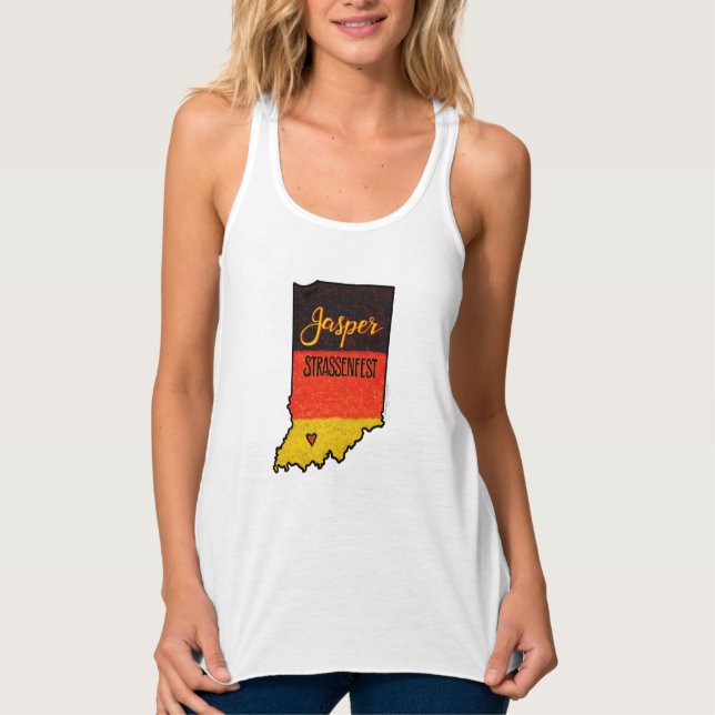 Jasper Strassenfest Indiana Tank Top (Vorderseite)