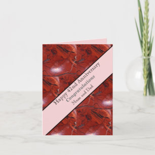 Jasper zum 42. Hochzeitstag Karte