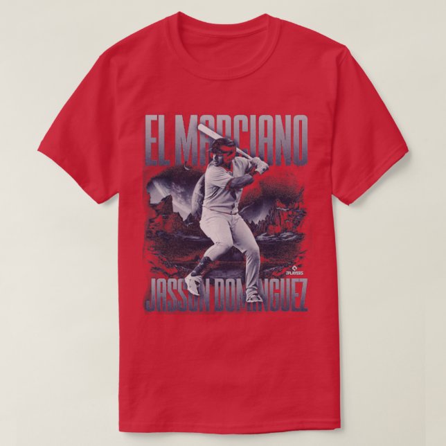 Jasson Dominguez New York Y Bitmap T-Shirt (Design vorne)