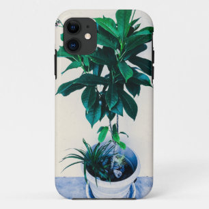 Jatropha-Pflanze in Natural Green Case-Mate iPhone Hülle