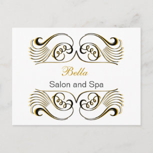 jaune blanc Chic Business Merci Cartes