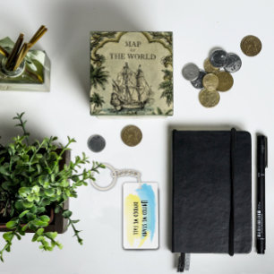 Jaune bleu ukraine drapeau uni nous tenons une cit