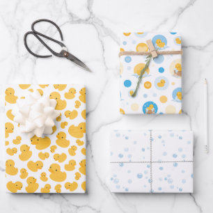 Jaune Boule de canard Bain Ensemble de papier d'en