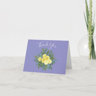 Jaune clair et Merci floral bleu périphérique