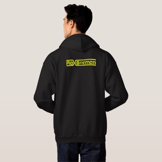 Jaune de Bormarr de câble sur le sweat - shirt à (Dos entier)