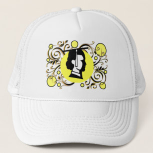 Jaune Dot Flourish Casquette