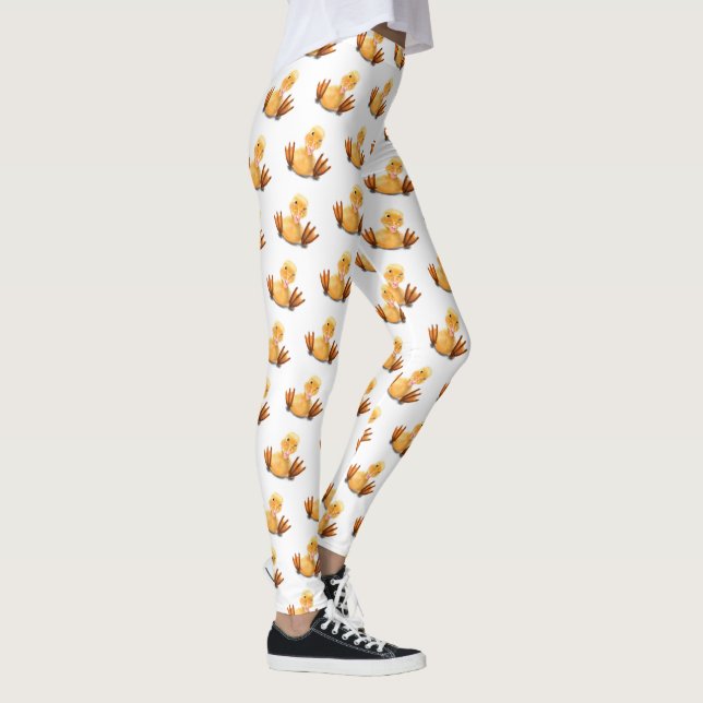 Jaune Ducks Leggings (Droite)
