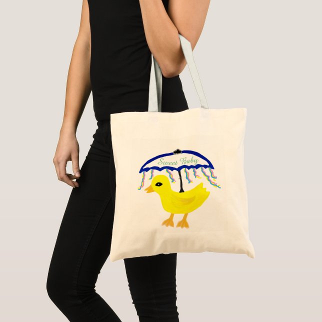 Jaune Ducky Sweet Sac fourre-tout bébé (Devant (produit))
