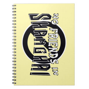 JAUNE "Pas d'amis à Shanghai" Carnet Spiral
