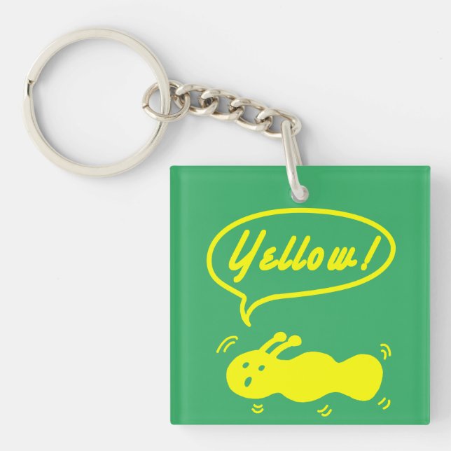 Jaune! Porte-clés (Devant)