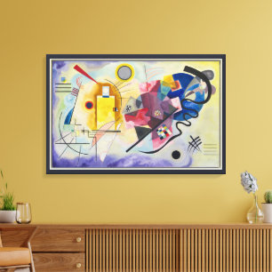 Jaune, Rouge, Bleu von Wassily Kandinsky Leinwanddruck