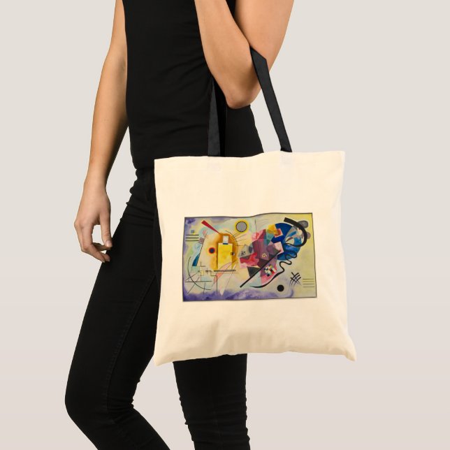 Jaune, Rouge, Bleu von Wassily Kandinsky Tragetasche (Vorderseite (Produkt))