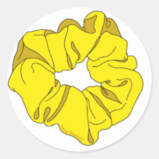 💛 jaune scrunchie autocollant 💛