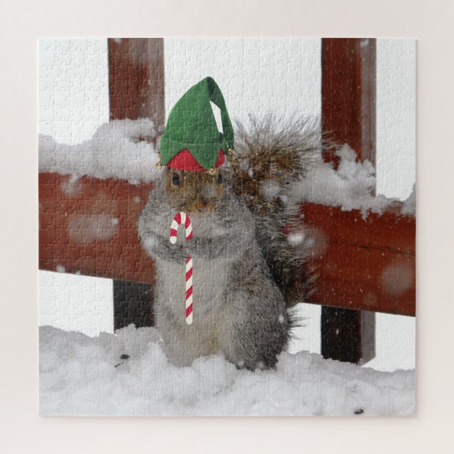 Jaunty Elf Squirrel Puzzle (Vertikal)