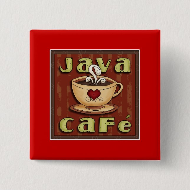 Java-Café Button (Vorderseite)