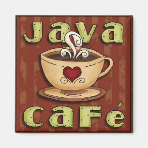 Java Cafe Magnet