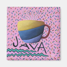 Java Coffee Magnet