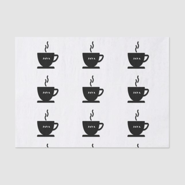 Java-Cup Seidenpapier (Vorderseite)