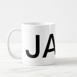 JAVA Giant Text Kaffeetasse