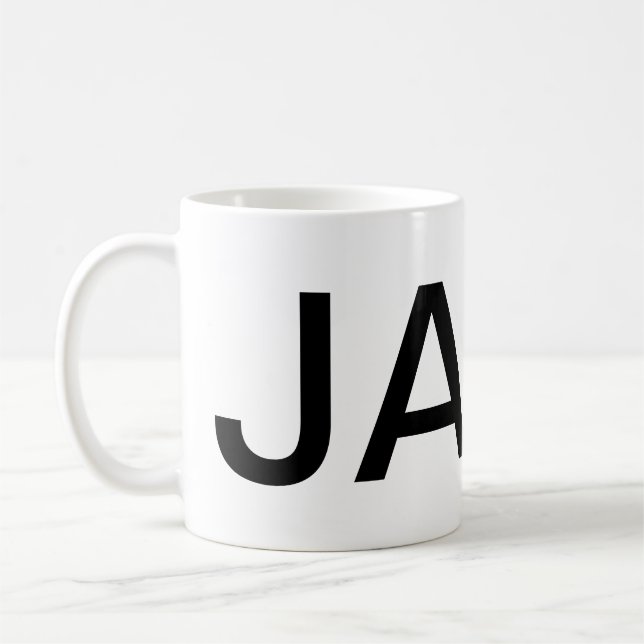 JAVA Giant Text Kaffeetasse (Links)