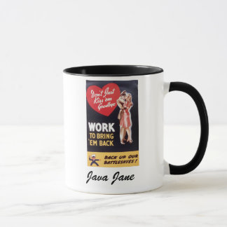 Java Jane "der Kuss-" Tasse