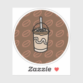 Java Junction Iced Latte Sticker