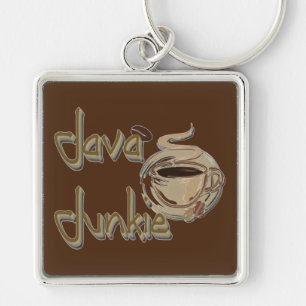 Java Junkie Coffee Lovers Key Chain Schlüsselanhänger
