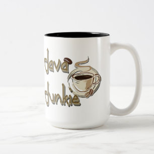 Java Junkie Coffee Lovers Mug Zweifarbige Tasse