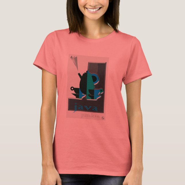 Java Junkie Design T - Shirt (Vorderseite)