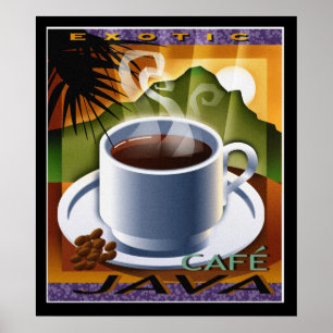 Java-Kaffee-Druck Poster