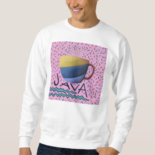 Java-Kaffee Sweatshirt (Vorderseite)