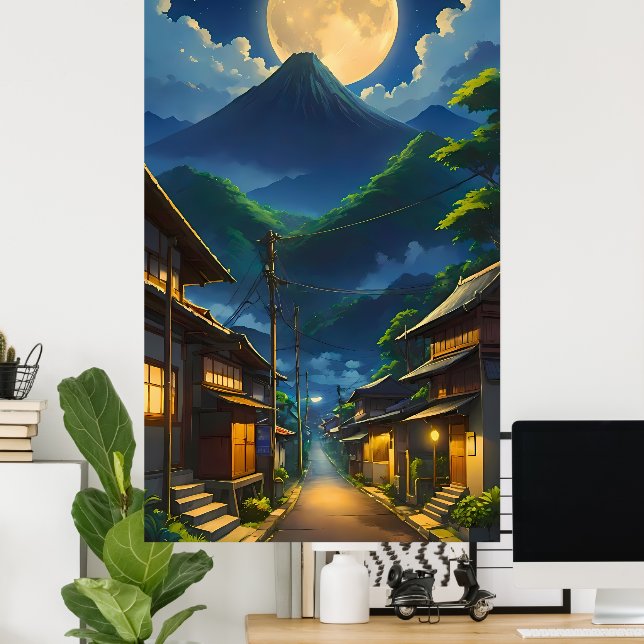 Java Moonlight Poster (Heimbüro)