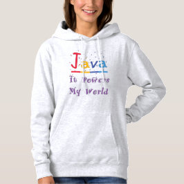 Java-Power meine Welt Hoodie