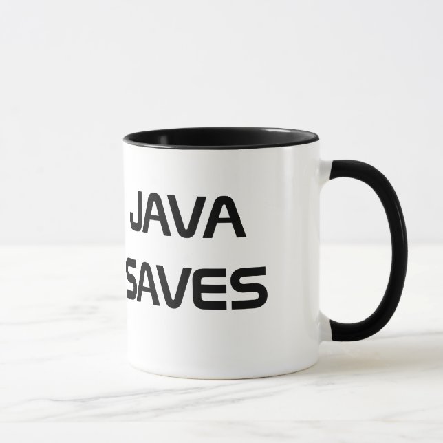 Java sauve la tasse de café (Droite)