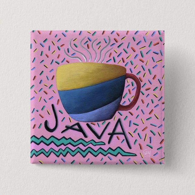 Java-Taste Button (Vorderseite)