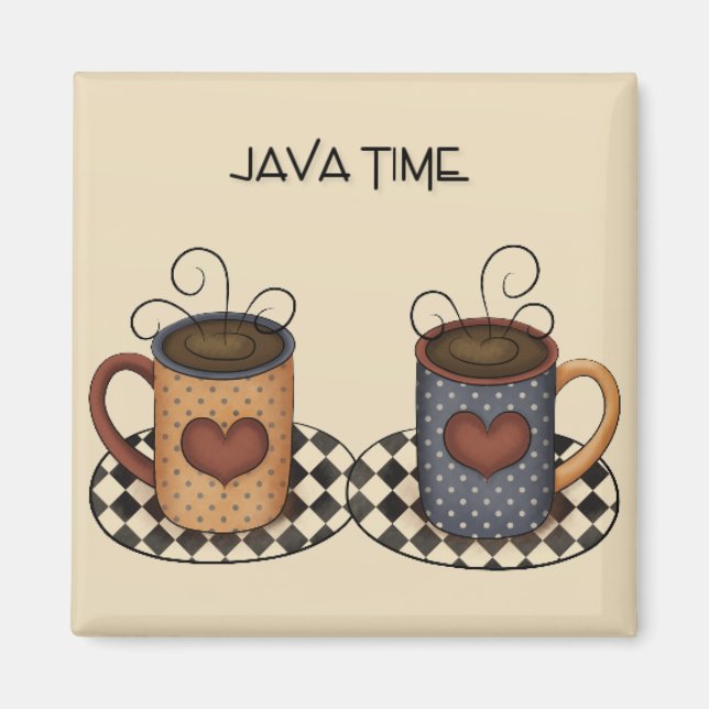 Java Time Magnet (Vorne)