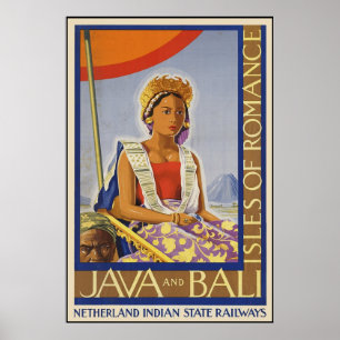 Java- und Bali-Inseln von Romance Poster