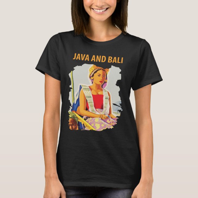 Java und Bali T-Shirt (Vorderseite)